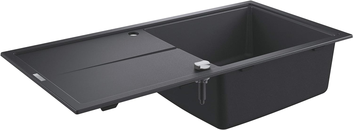 Évier composite noir Grohe K400