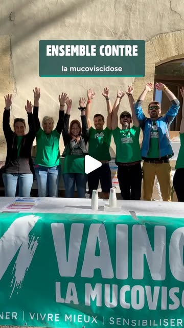 Aperçu de la vidéo des Virades de Lourmarin : une équipe réunie autour de Vaincre la Mucoviscidose.